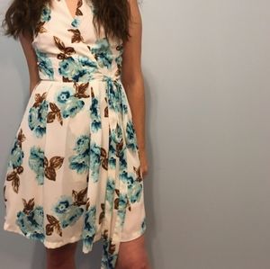 Gorgeous Floral Wrap Dress